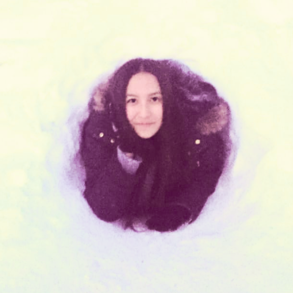 Me in an igloo